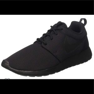 Women’s all black Nike Roshe One Trainers